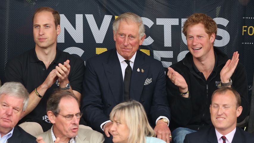 Prinz Harry, Prinz William und Prinz Charles