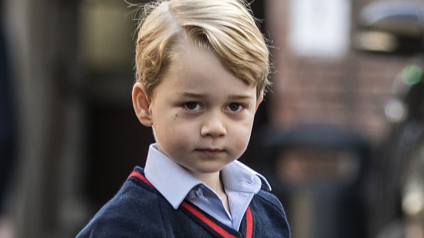 Prinz George an seinem ersten Schultag in London