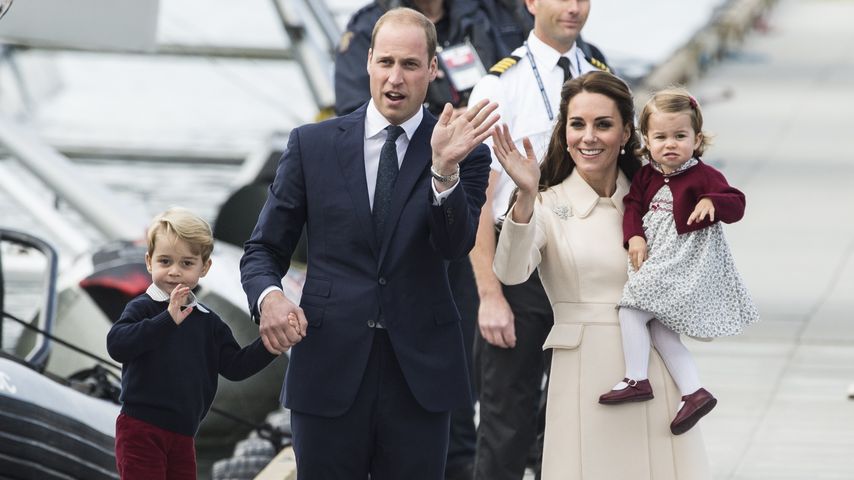 Prinz George, Prinz William, Herzogin Kate und Prinzessin Charlotte amn Tag 8 ihrer Kanada-Reise