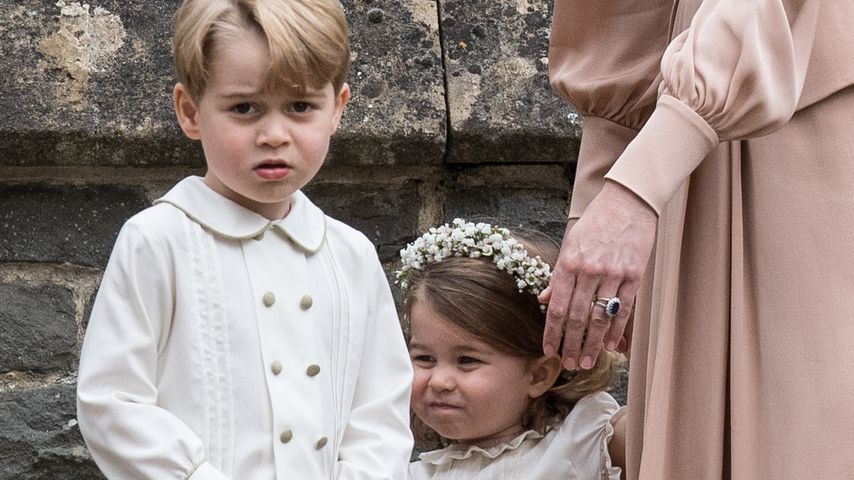 Prinz George und Prinzessin Charlotte bei Pippa Middletons Hochzeit