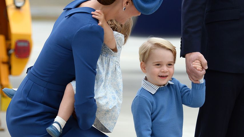 Prinz George am Flughafen von Victoria, Kanada