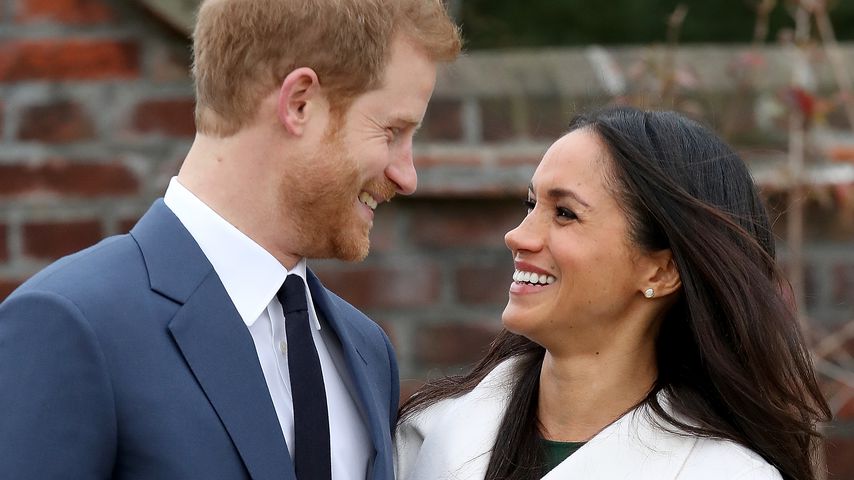 Prinz Harry und Meghan Markle bei ihrer Verlobungsverkündung