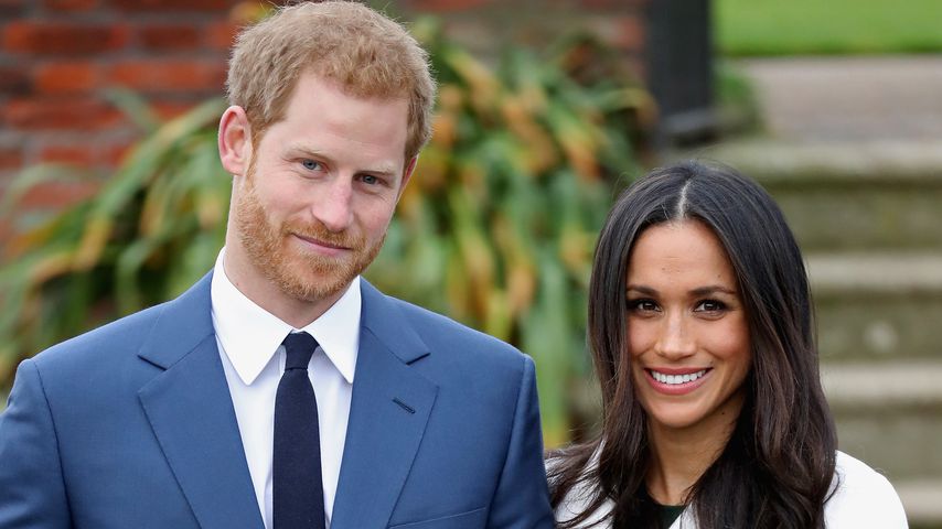 Prinz Harry und Meghan Markle in den Sunken Gardens