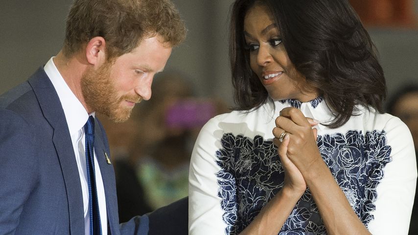 Prinz Harry und Michelle Obama