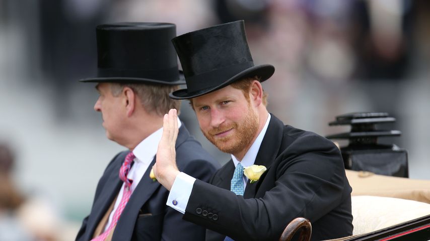 Prinz Harry und Prinz Andrew beim Royal Ascot 2016
