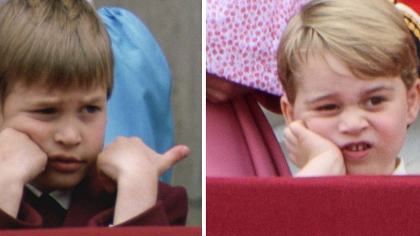 Wie der Papa! Prinz George langweilt sich wie William 1988