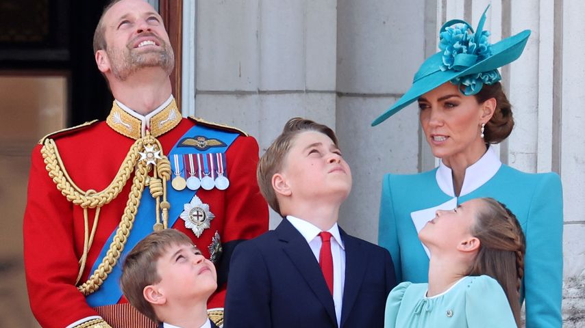 Prinz William und Prinzessin Kate mit ihren Kindern Louis, George und Charlotte, 2025