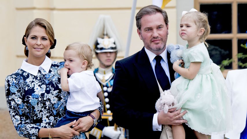 Prinzessin Madeleine mit Sohn Nicolas, Christopher O'Neill & Tochter Leonore