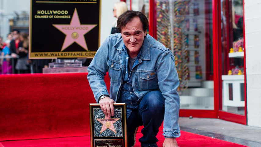 Quentin Tarantino und sein Stern auf dem Walk of Fame