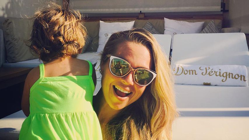 TV-Auswanderin Rebecca Kratz mit ihrer Tochter Alaia-Claire