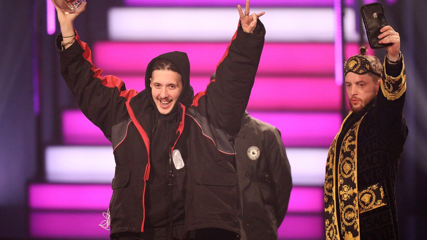 Die Rapper RIN und Bausa bei der 1LIVE Krone 2017