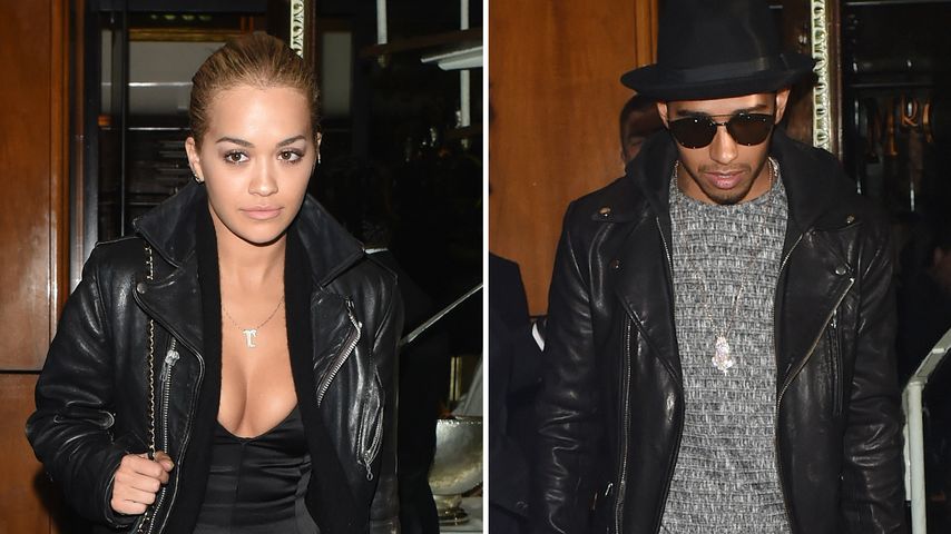 Rita Ora und Lewis Hamilton in London