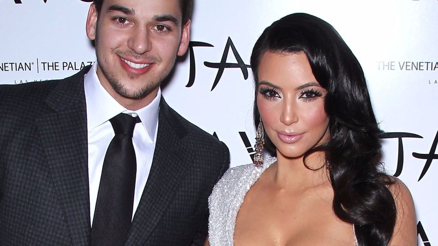 Kim Kardashian und Robert Kardashian