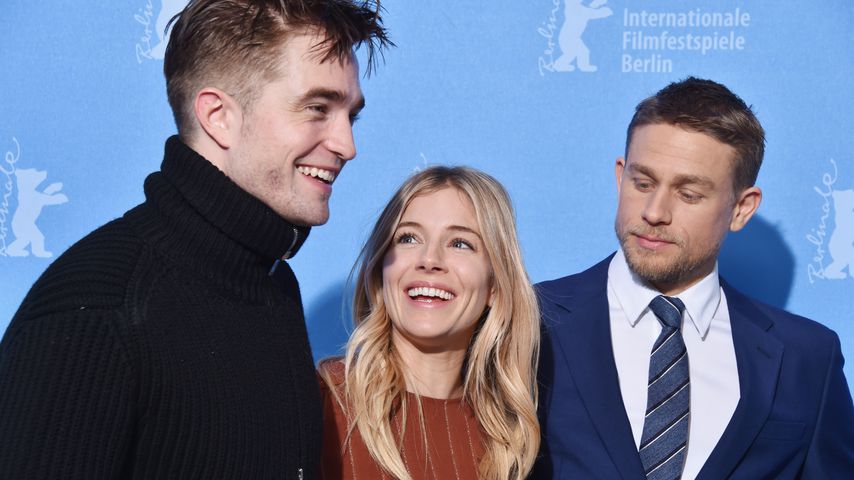Schauspieler Robert Pattinson, Sienna Miller und Charlie Hunnam