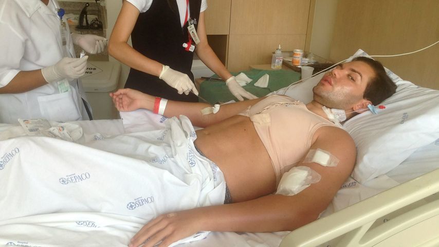 Rodrigo Alves im Krankenhaus