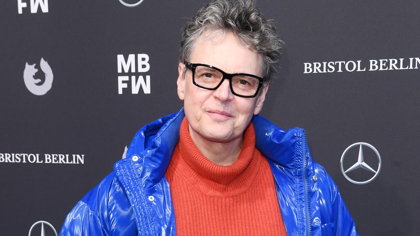 Casting-Direktor Rolf Scheider auf der Ivanman-Fashionshow in Berlin