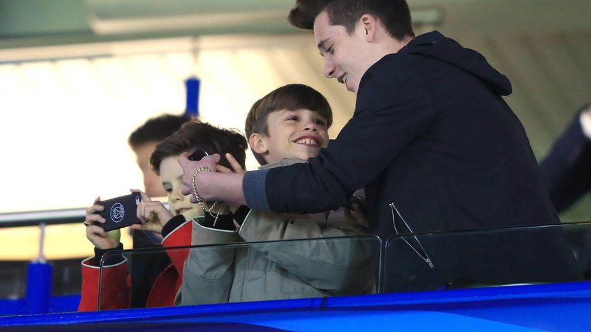 Brooklyn Beckham, Romeo Beckham und Cruz Beckham