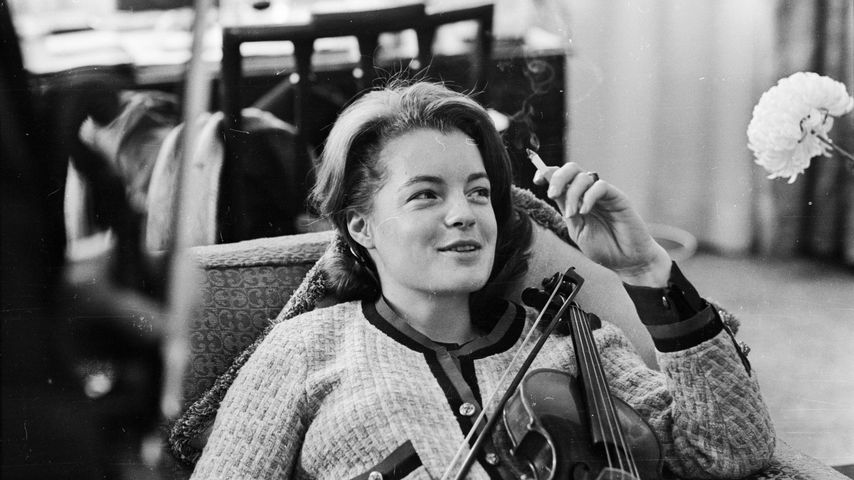 Schauspielerin Romy Schneider im Jahr 1962