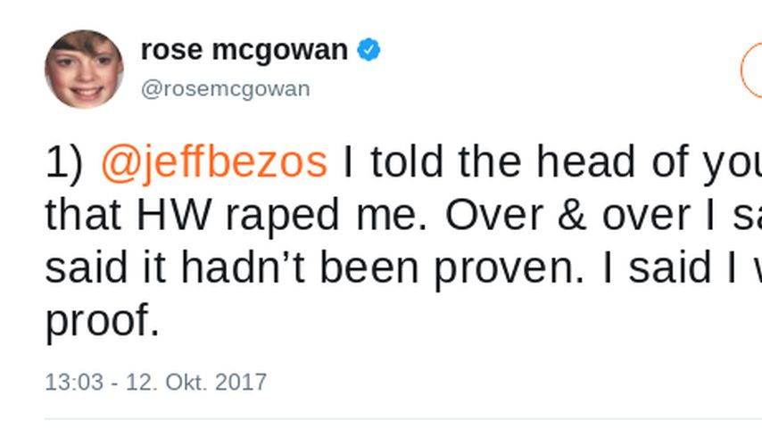 Rose McGowan via Twitter
