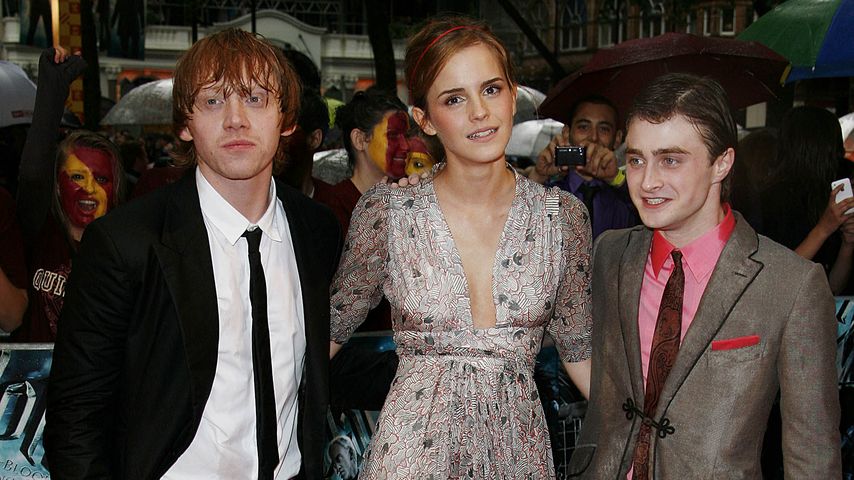 Emma Watson, Rupert Grint und Daniel Radcliff