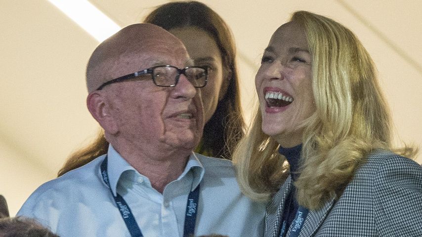 Jerry Hall und Rupert Murdoch