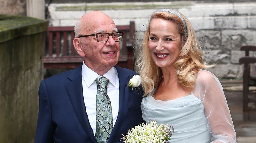 Jerry Hall und Rupert Murdoch