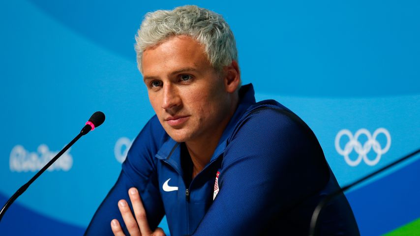 Ryan Lochte bei einer Olympia-Pressekonferenz
