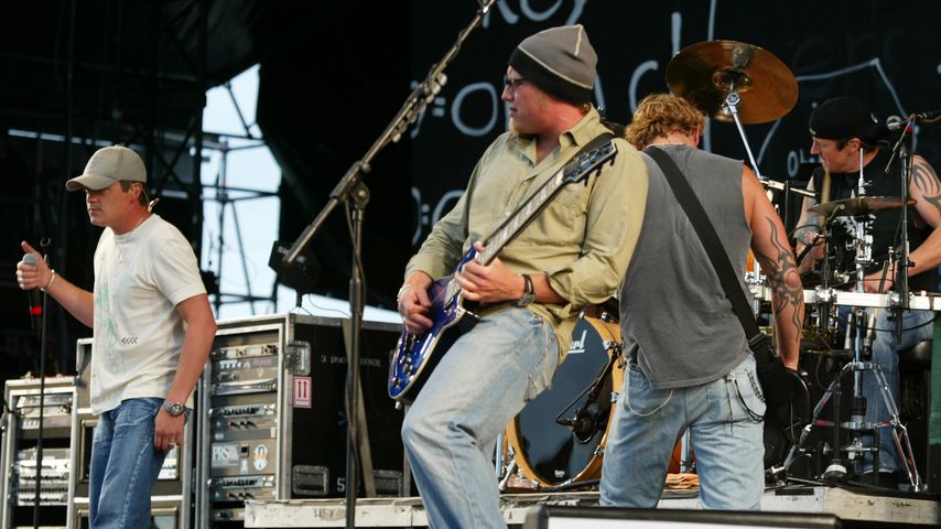 Brad Arnold, Todd Harrell, Matt Roberts und Richard Liles bei Rock am Ring 2004
