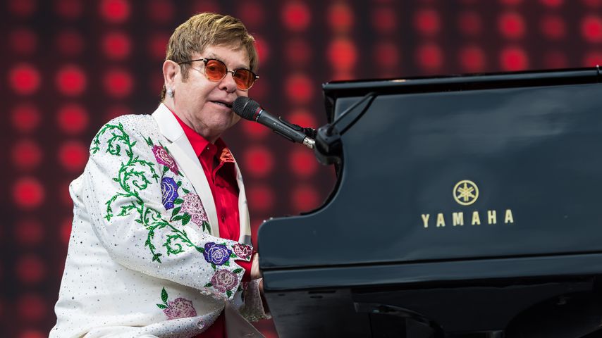 Sänger Elton John bei einem Konzert in London 2017
