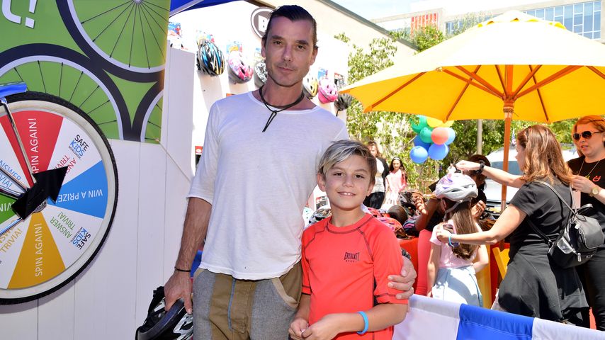 Sänger Gavin Rossdale mit Sohn Kingston