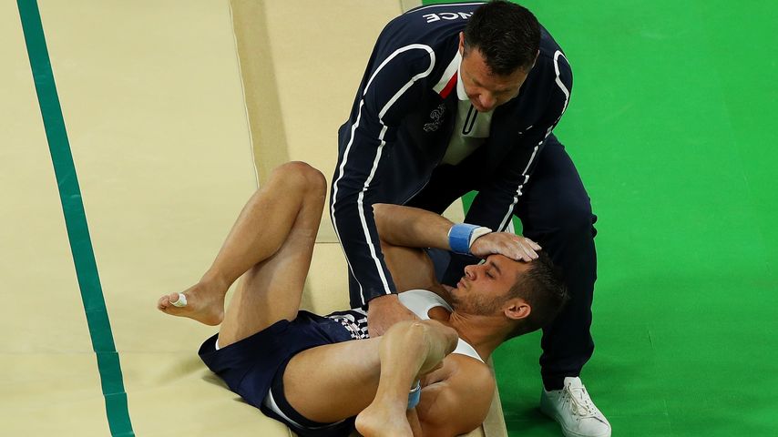 Samir Ait Said nach seinem Unfall bei Olympia 2016