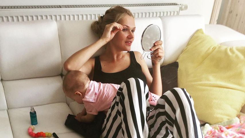 Sara Kulka und Tochter Annabell