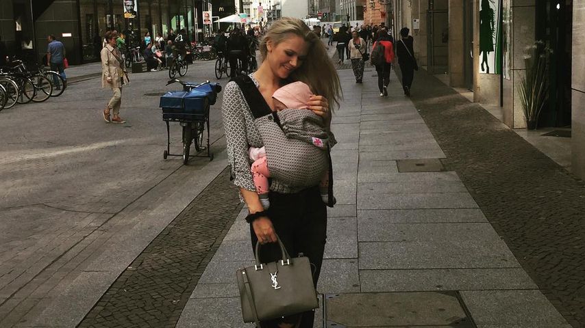 Sara Kulka und Baby Annabell