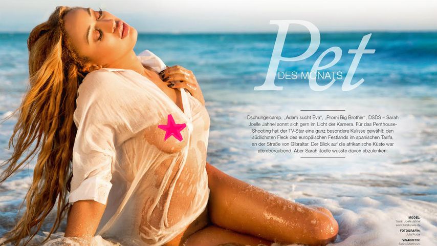 Sarah Joelle Jahnel im Penthouse-Magazin