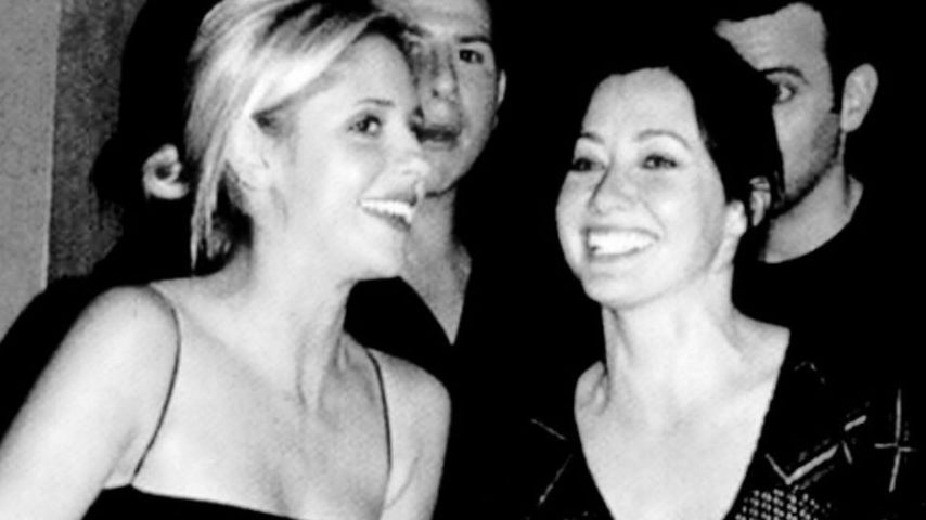 Die Serien Stars Sarah Michelle Gellar und Shannen Doherty