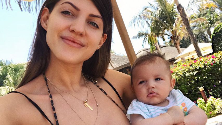 Sarah Harrison und ihre Tochter Mia Rose