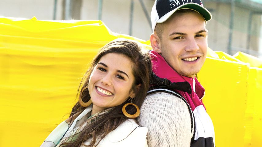 Sarah und Pietro Lombardi für ihre RTL II-Sendung "Sarah & Pietro bauen ein Haus"