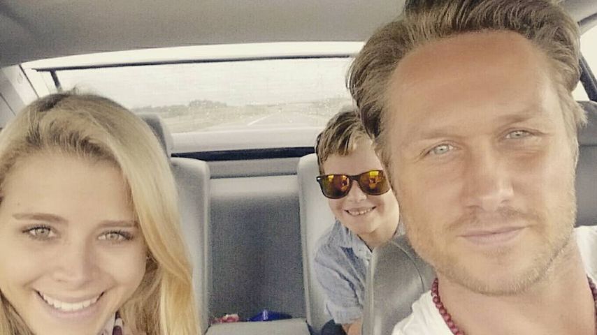 Saskia, Nico Schwanz & sein Sohn Damian Dion auf dem Weg nach Berlin, um Hund Batman zu holen
