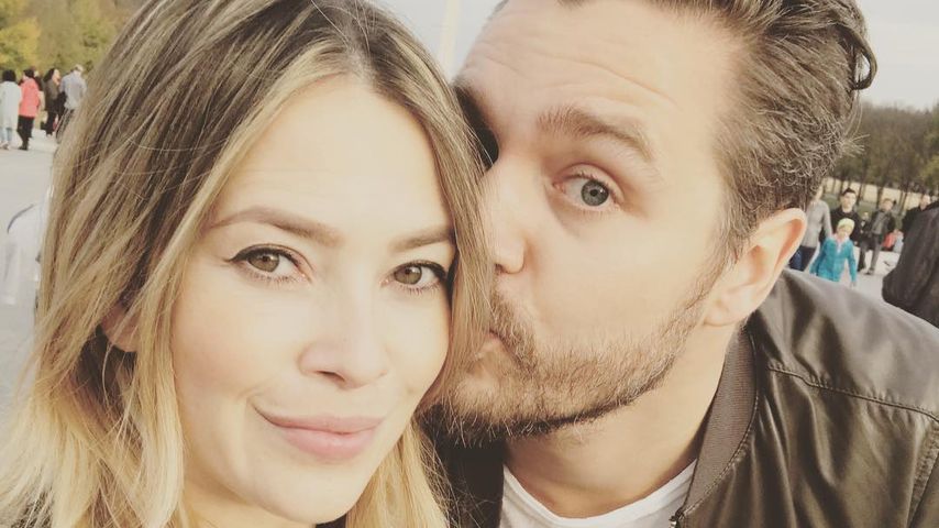 Schauspielerin Laura Osswald und ihr Ehemann Krishan Weber