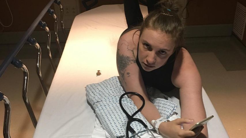 Schauspielerin Lena Dunham im Krankenhaus