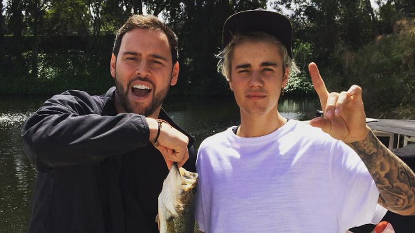 Scooter Braun und Justin Bieber