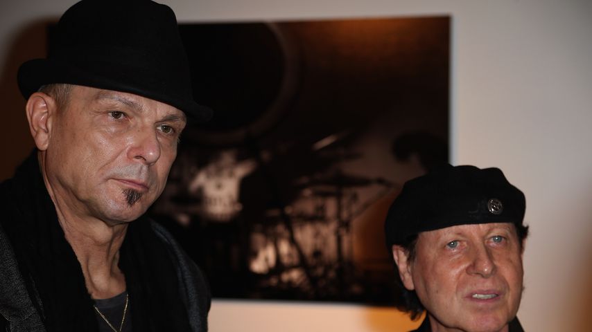 Scorpions-Mitglieder Rudolf Schenker und Klaus Meine