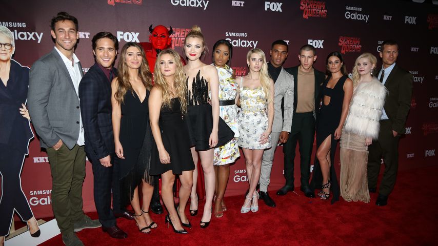 Der Cast von "Scream Queens" bei der Premiere im Wilshire Ebell Theater, Los Angeles