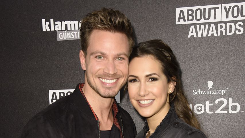 Sebastian Pannek und Clea-Lacy bei den About You-Awards