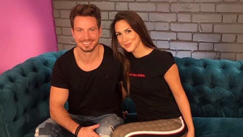 Mit Sebastian auf einem Event: Für Clea kein Problem mehr!