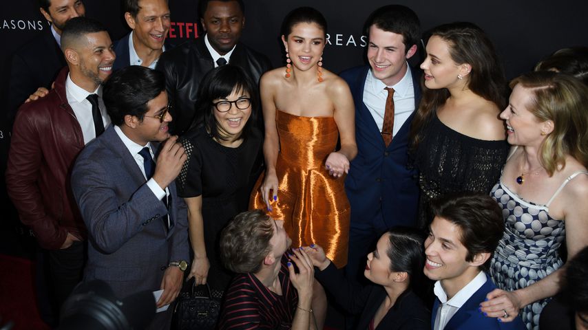 Selena Gomez mit den Stars von "Tote Mädchen lügen nicht"