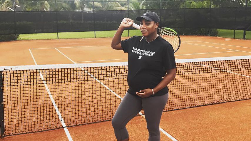 Tennis-Fieber: Serena William auch schwanger auf dem Court