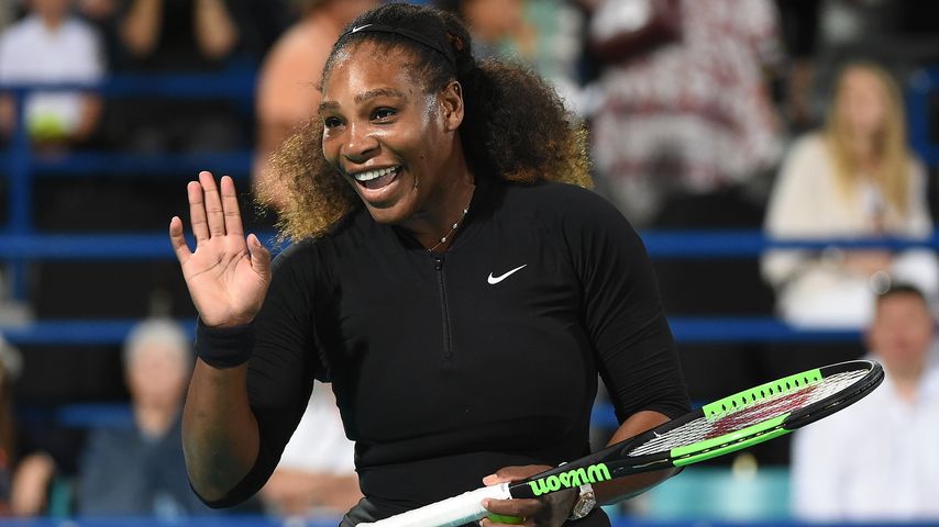 Serena Williams beim Mubadala World Tennis Championship in Abu Dhabi
