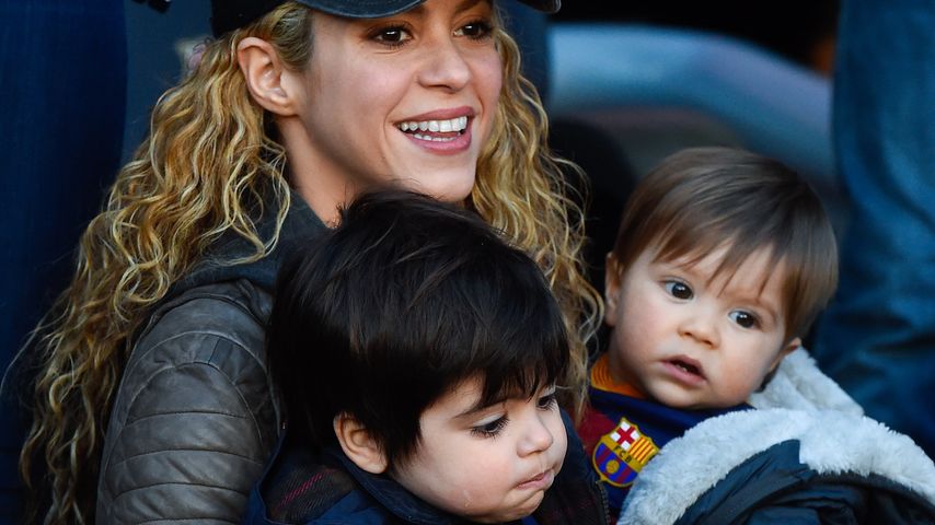 Shakira, Milan Piqué Mebarak und Sasha Piqué Mebarak