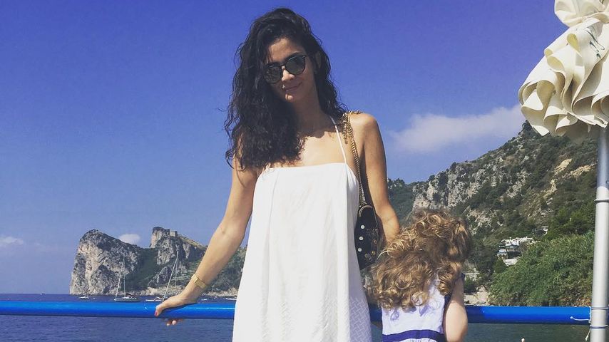 Shermine Shahrivar mit ihrer Tochter Aurelia Dahlia